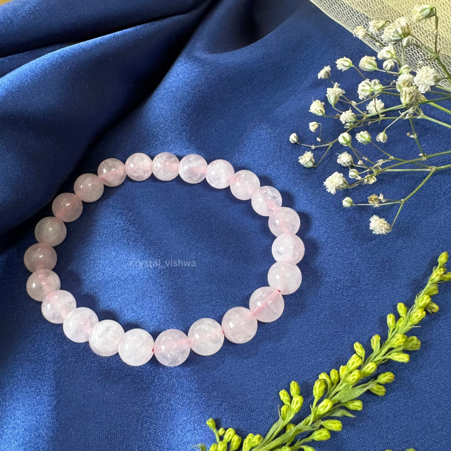 Rose Quartz Crystal bracelet