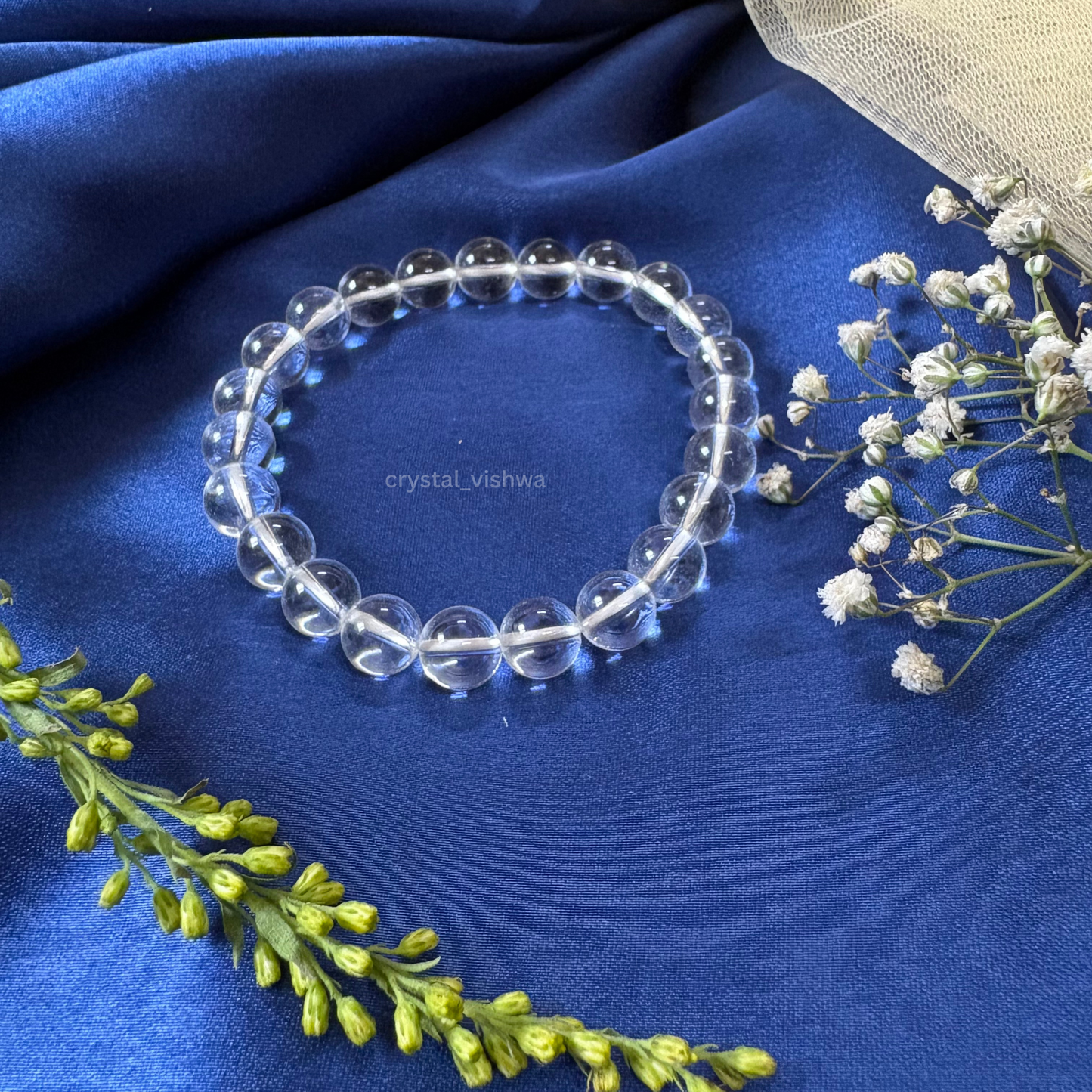 Clear Quartz Crystal Bracelet