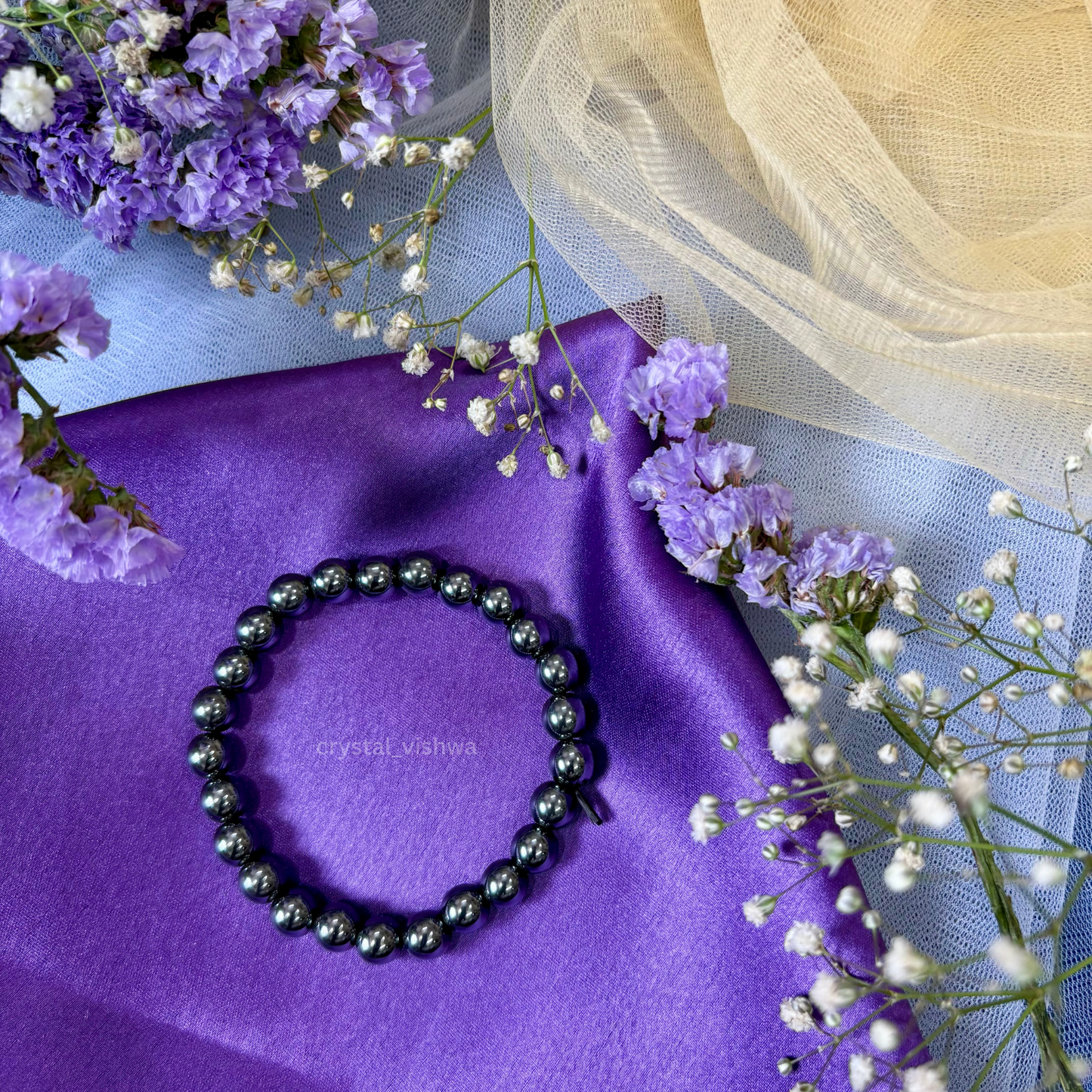 Hematite Crystal Bracelet