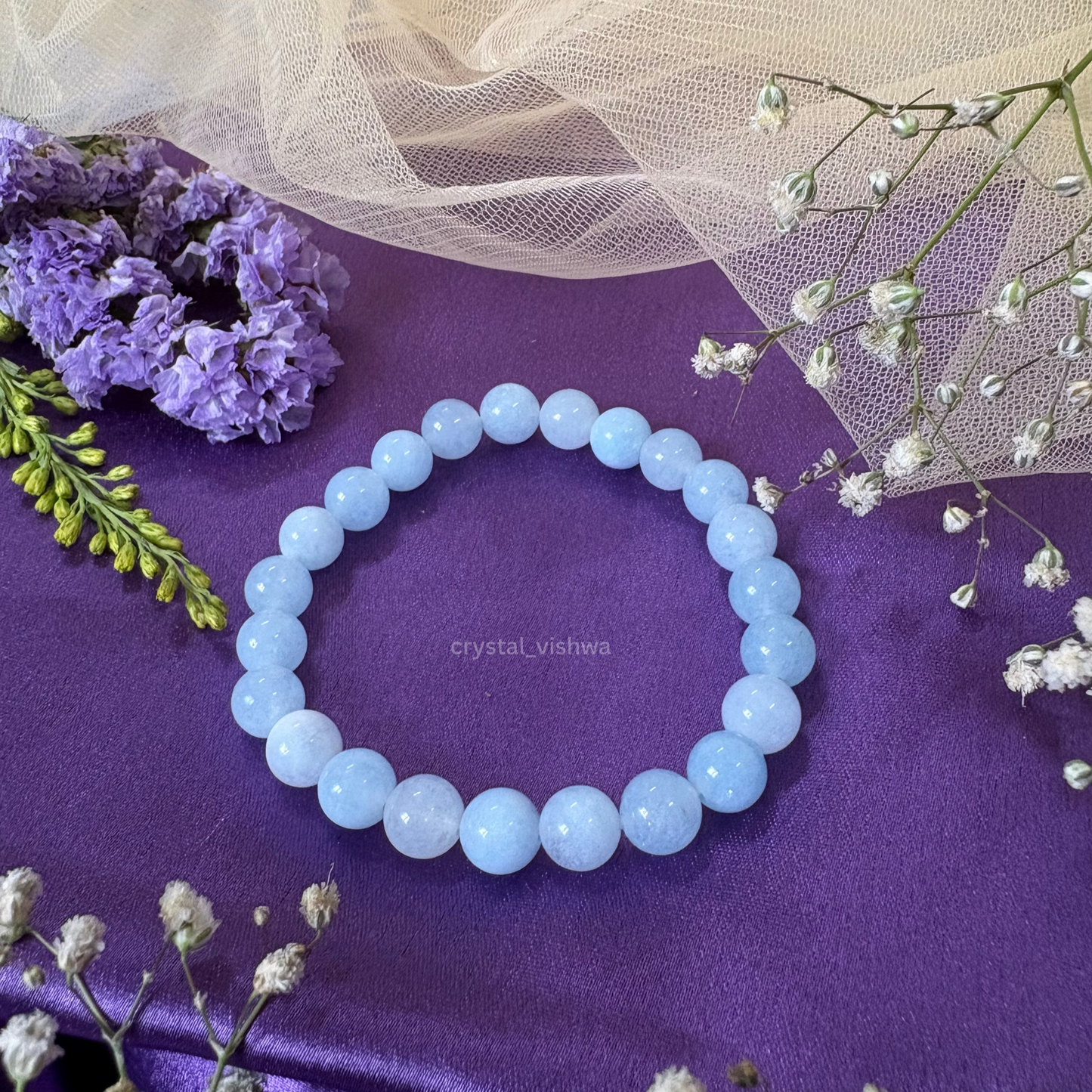 Aqua Marine Crystal Bracelet
