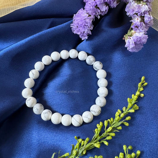 Howlite Crystal Bracelet