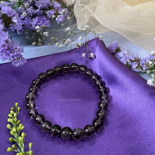 Smoky Quartz Crystal Bracelet