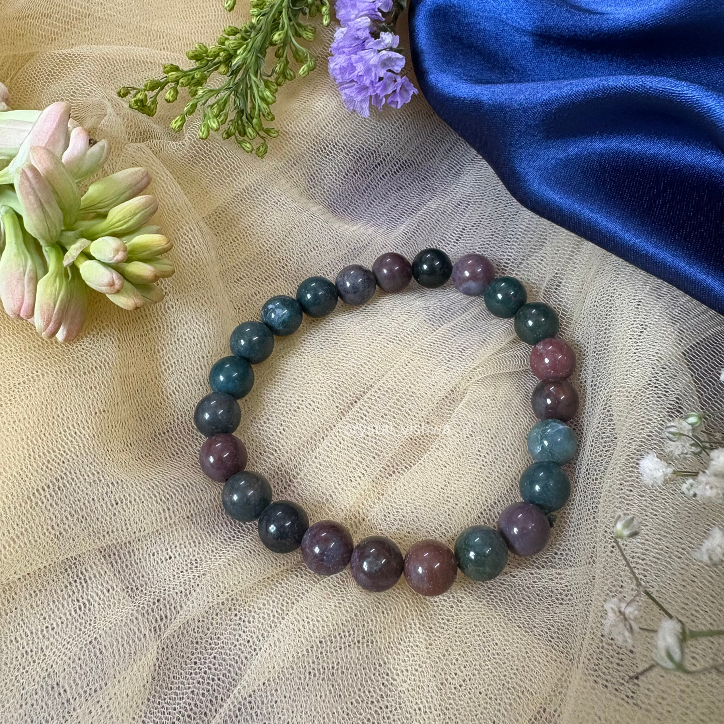 Bloodstone Crystal Bracelet